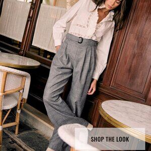 Sezane London Check Suit